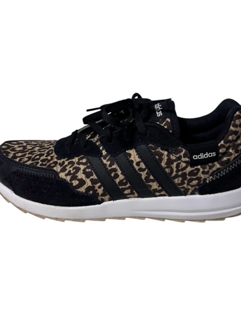 ADIDAS leopard print running shoes women’s size 7.5
